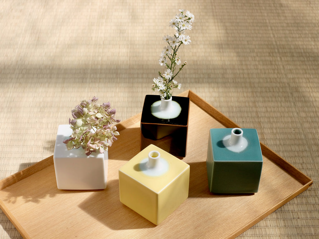 Hakusan Square Vase -CIBI