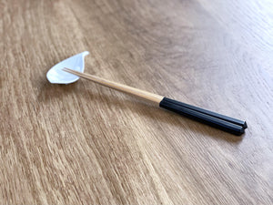 Bamboo Diamond Cut Chopsticks Long Black - CIBI Ouchi-kougei