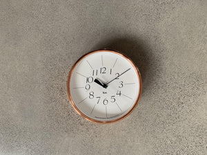 Lemnos Wall Clock - Riki Copper Clock WR11-04 - CIBI Lemnos
