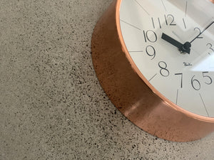 Lemnos Wall Clock - Riki Copper Clock WR11-04 - CIBI Lemnos
