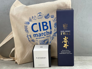 Set - Whisky set Mars Iwai Whisky & Shotoku Katachi Glass - CIBI CIBI Grocery