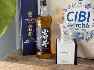 Set - Whisky set Mars Iwai Whisky & Shotoku Katachi Glass - CIBI CIBI Grocery