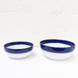 Hakusan Multi Blue Bowl Medium - CIBI Hakusan Porcelain