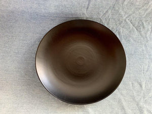 Hakusan Waen Plate Black Matte - CIBI Hakusan Porcelain