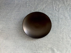 Hakusan Waen Plate Black Matte - CIBI Hakusan Porcelain