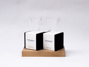 Set of 2 Shotoku Glass Katachi: V Glass