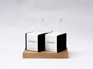 Set of 2 Shotoku Glass Katachi: V Glass