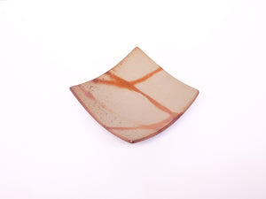 Bizen-yaki Square Deep Plate
