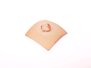 Bizen-yaki Square Deep Plate