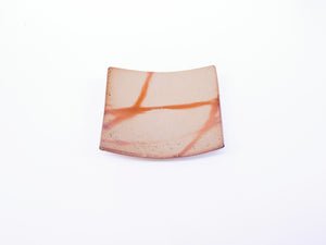 Bizen-yaki Square Deep Plate