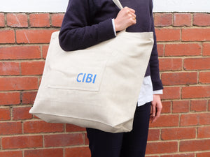 CIBI Denim Tote Bag