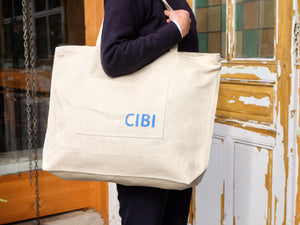 CIBI Denim Tote Bag