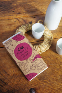 CIBI x Monsieur Truffe Prune & Sake Dark Chocolate Bar