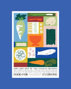 Food For Everyone Poster - CIBI's Miso Soup by Meg Tanaka's Grandma & Carla McRae - CIBI CIBI General store