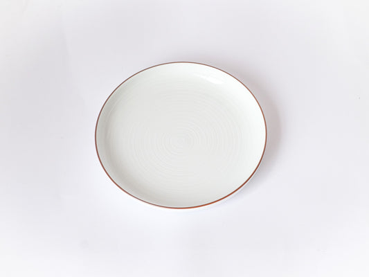 Hakusan Hakuji Sendan Deep Plate 23 x 3.5cm