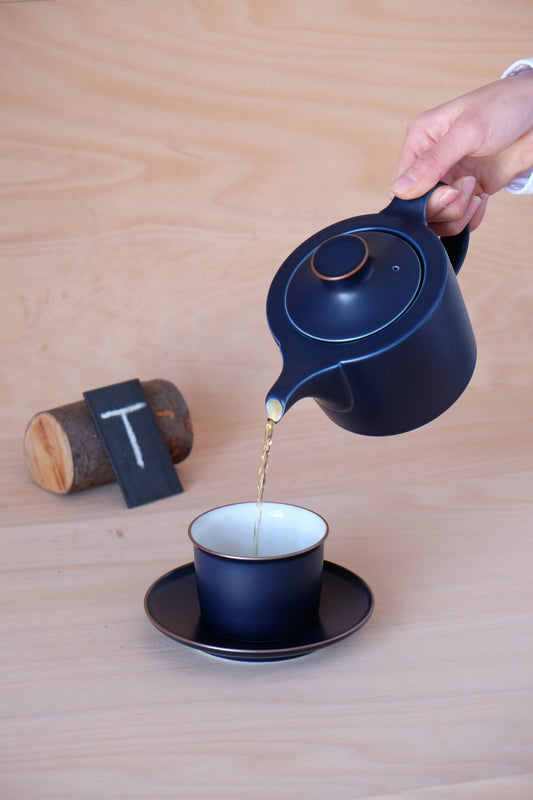 Hakusan Onest Navy Teapot