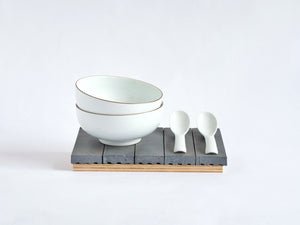 Hakusan Ramen Set - CIBI Hakusan Porcelain
