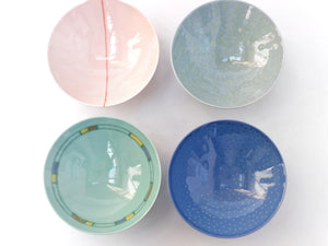 Hakusan Shallow Bowl Set of 4 A