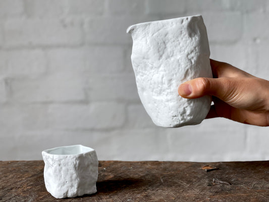 Hakusan Stone Sake Bottle