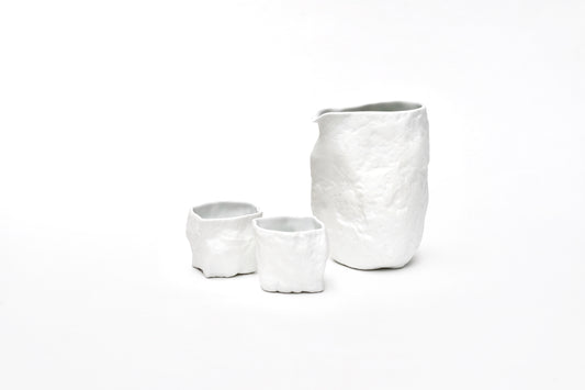 Hakusan Stone Sake Set