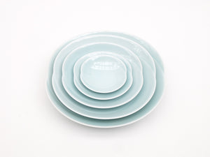 Hakusan Tomoe Plate Pale Green