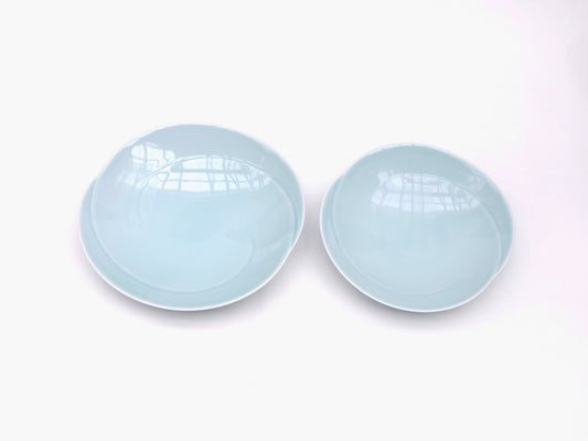 Hakusan Tomoe Plate Pale Green