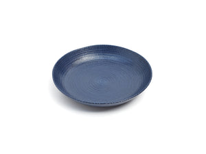 Hakusan Uzushio Whirlpool Plate Blue