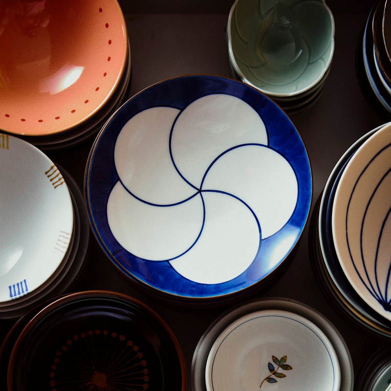 Hakusan Twisted Plum Plate