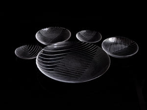 Hirota Glass Moyai Plate S Hash (2211N)