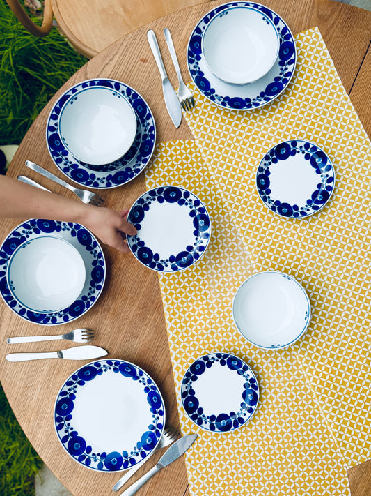 Hakusan Bloom Dinner Set (12 pcs)