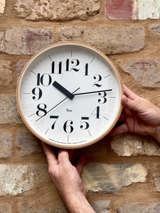 Lemnos Wall Clock - Riki Wood Clock -CIBI Lemnos Wall Clock - Riki Wood Clock -CIBI