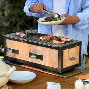 Shichirin Konro Rectangular Japanese BBQ Grill