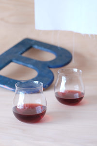 Shotoku Glass - Burgundy for Two (2pcs)