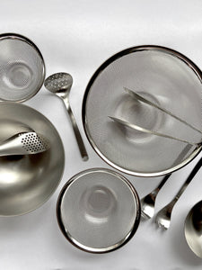 Sori Yanagi Stainless Steel Bowl & Strainer Set (2pc)