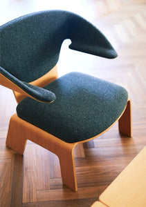 Tendo Mokko Easy Chair by Kenzo Tange (T-7304KY-NT)