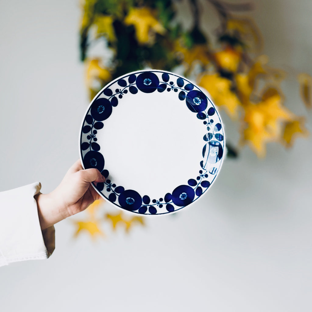 Hakusan Bloom Wreath Plate Medium 16.5cm -CIBI