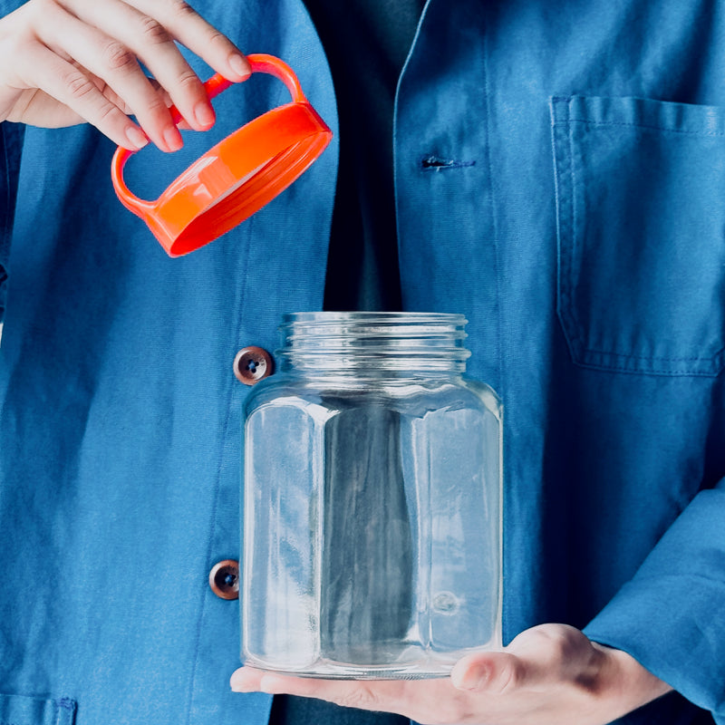 Okawa Glass "Tesage" Hand Bottle