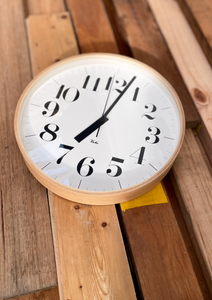 Lemnos Wall Clock - Riki Wood Clock -CIBI