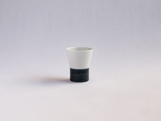 Hakusan Asanoito Hemp Thread Sake Cup Indigo - CIBI Hakusan Porcelain