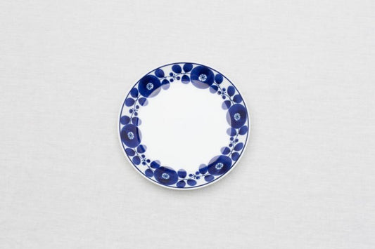 Hakusan Bloom Wreath Plate Large 20cm - CIBI Hakusan Porcelain