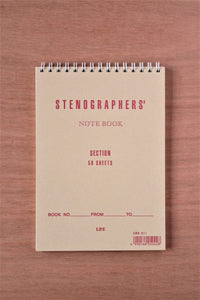 Life Stenographers' A5 Section Notebook - CIBI Life