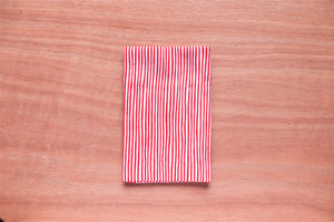 Kamawanu Tenugui - Stripes Red "Yoroke-Shima" -CIBI