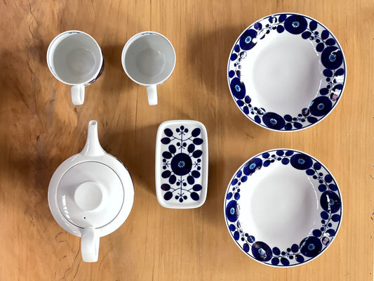 Hakusan Bloom Breakfast Set - CIBI Hakusan Porcelain