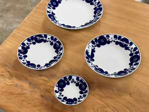 Hakusan Bloom Plate Set (4 pcs / 24 pcs) - CIBI Hakusan Porcelain