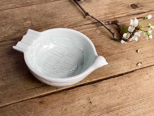 Hakusan Bird Nut Bowl - CIBI Hakusan Porcelain