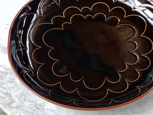 Hakusan Shell Flower Platter - CIBI Hakusan Porcelain
