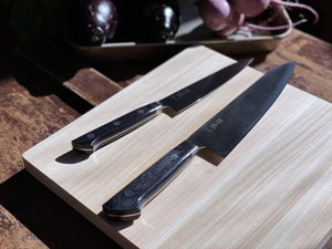 Kobo Aizawa Japanese Kitchen Knife Rose Black Handle - CIBI Kobo Aizawa