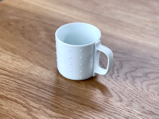 Hakusan Relief Mug E - Dots Everywhere - CIBI Hakusan Porcelain