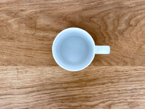 Hakusan Relief Mug D - Diagonal Lines - CIBI Hakusan Porcelain
