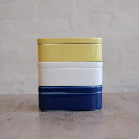 Hakusan Butter Case - CIBI Hakusan Porcelain